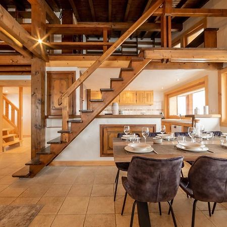 Chalet Vue Mont-Blanc, +4 Chambres, Cheminee Megeve Ngoại thất bức ảnh