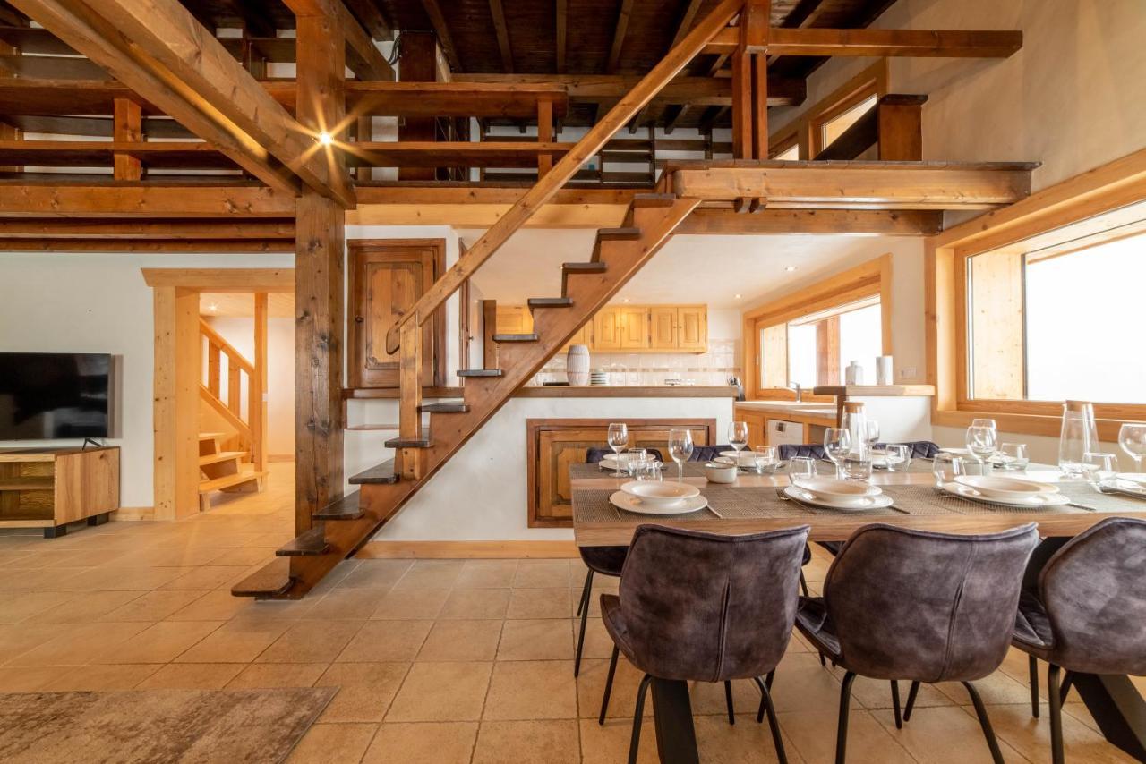 Chalet Vue Mont-Blanc, +4 Chambres, Cheminee Megeve Ngoại thất bức ảnh
